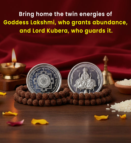 Energised Lakshmi Kubera Silver Coin- 5gms