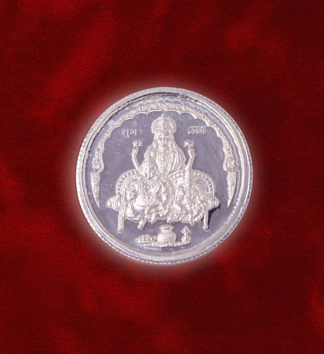Energised Lakshmi Kubera Silver Coin- 5gms