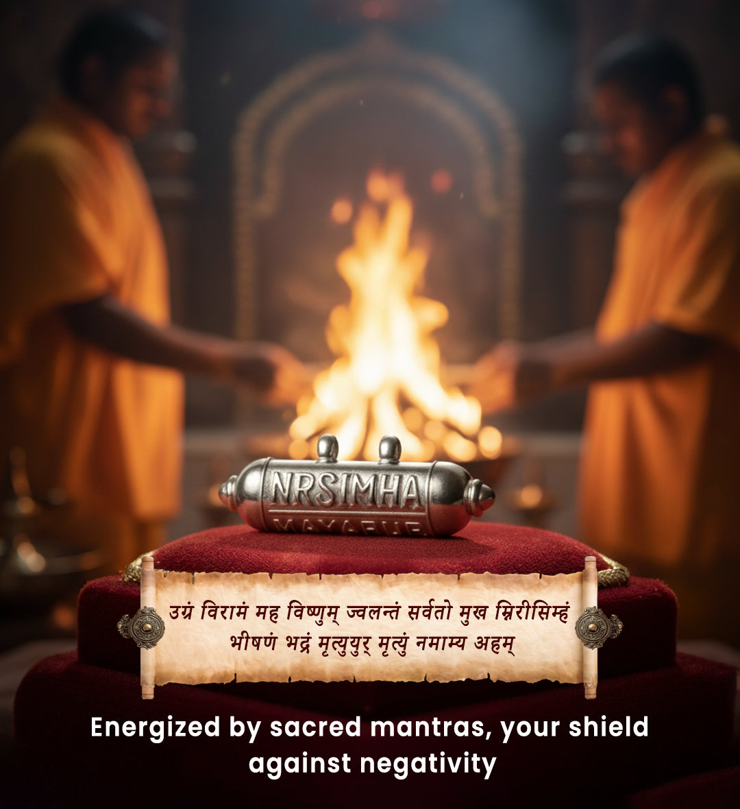 Energized Silver Narasimha Kavach