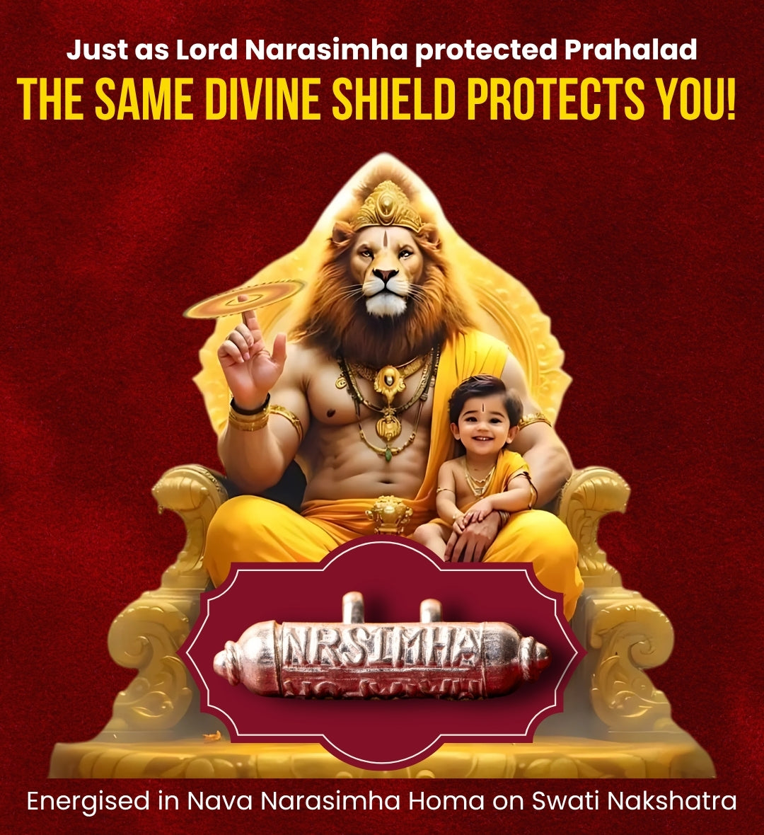 Energized Silver Narasimha Kavach