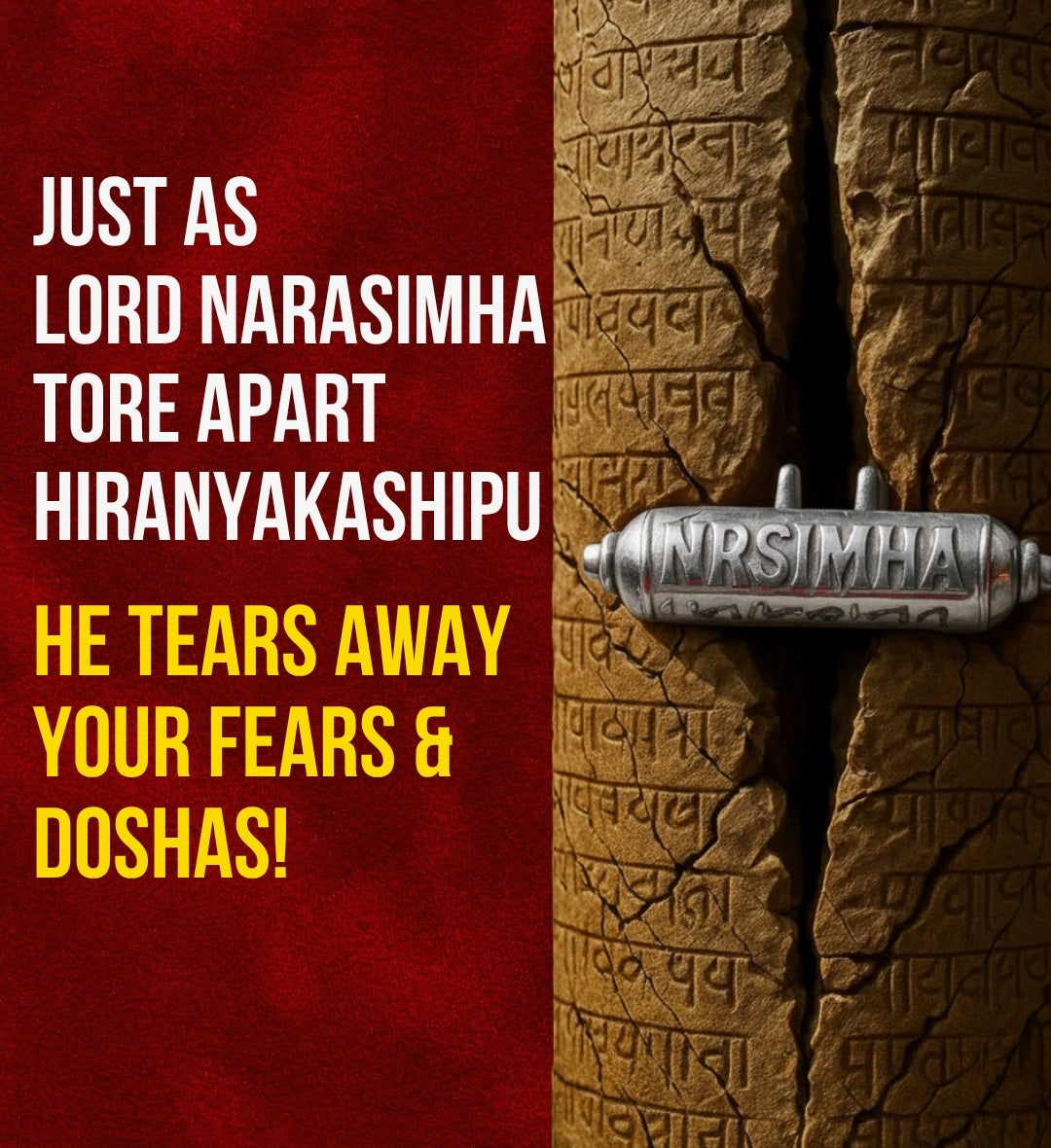 Energized Silver Narasimha Kavach