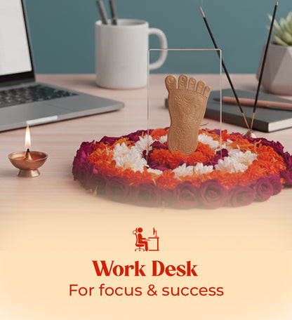 Energised Copper Gaya Vishnu Padam