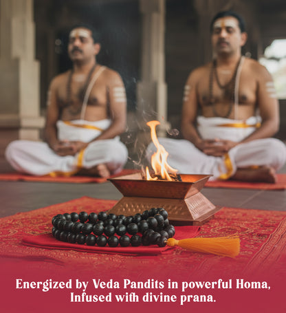 100% Original 108- Beads Karungali Mala Energized by Devaseva