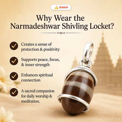 Narmadeshwar Shivling Pendant