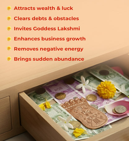 Energised Copper Gaya Vishnu Padam