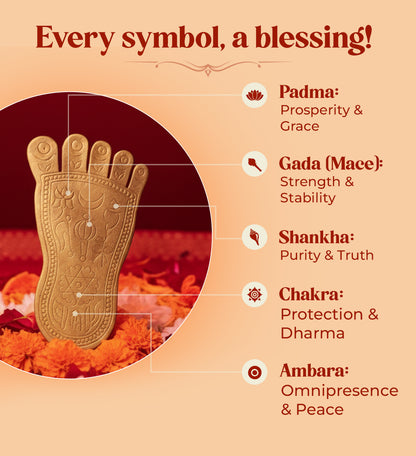 Energised Copper Gaya Vishnu Padam