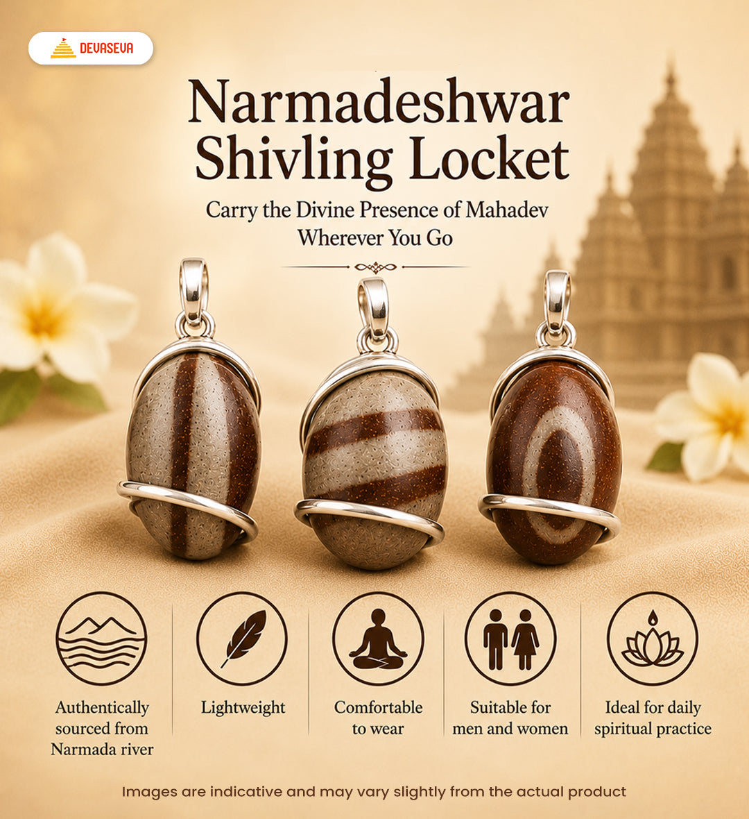 Narmadeshwar Shivling Pendant
