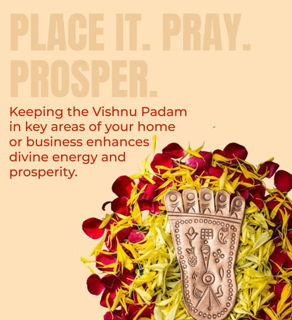 Energised Copper Gaya Vishnu Padam