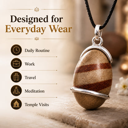 Narmadeshwar Shivling (with jaldhari Naag) + Narmadeshwar Shivling Pendant