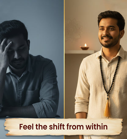 100% Original 108- Beads Karungali Mala Energized by Devaseva