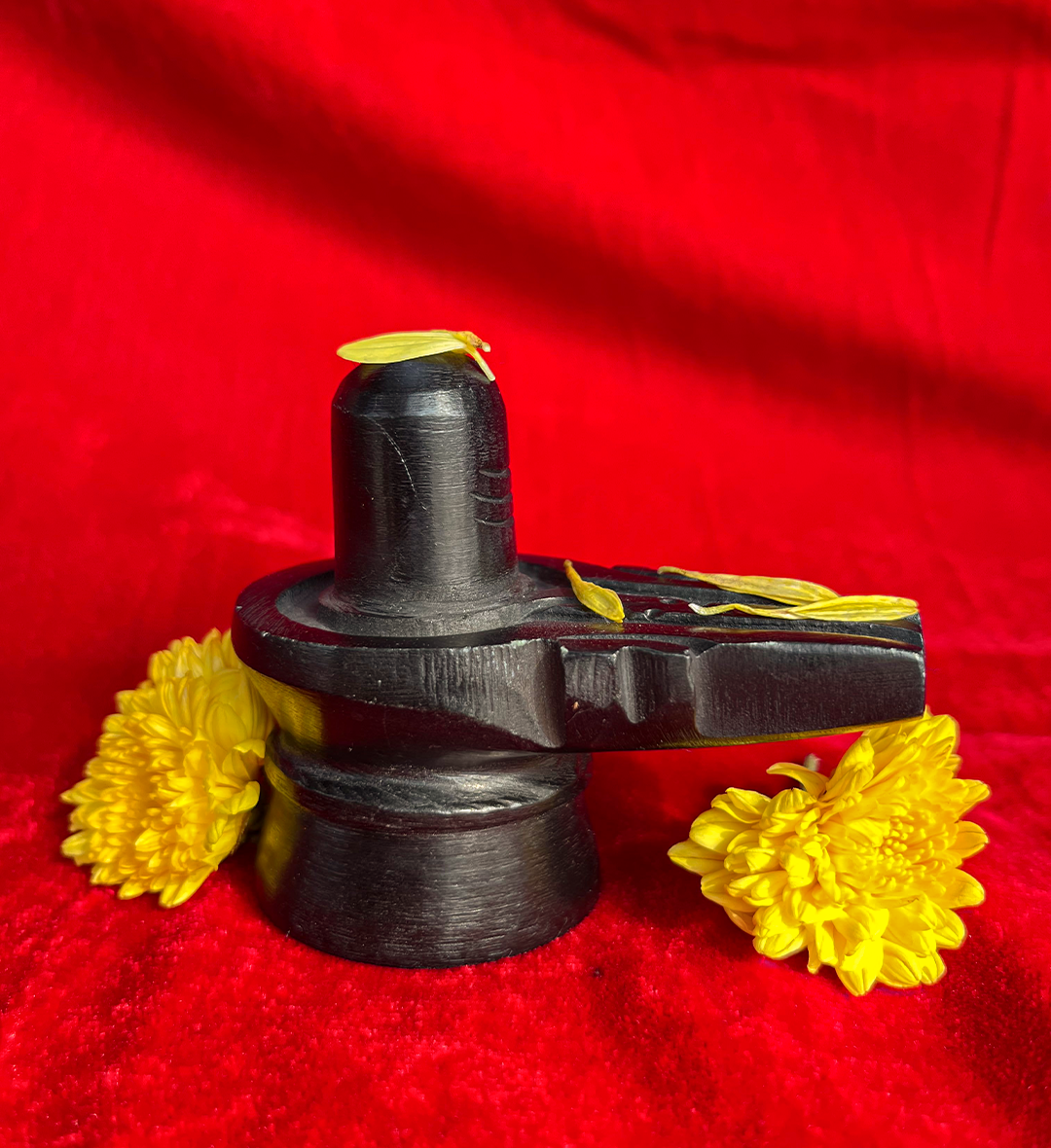 Black Marble Shiva Lingam